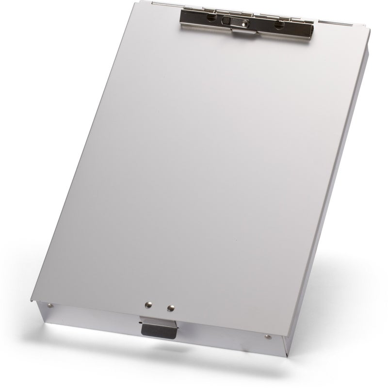 Officemate Aluminum Forms Storage Clipboard, 8.5 x 12 Inch (83200) - Image 2
